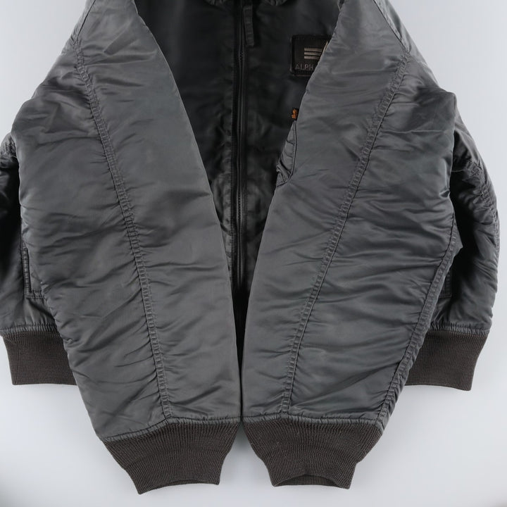 Civilian Alpha CWU-45 Nylon Khaki type Vintage Second Hand