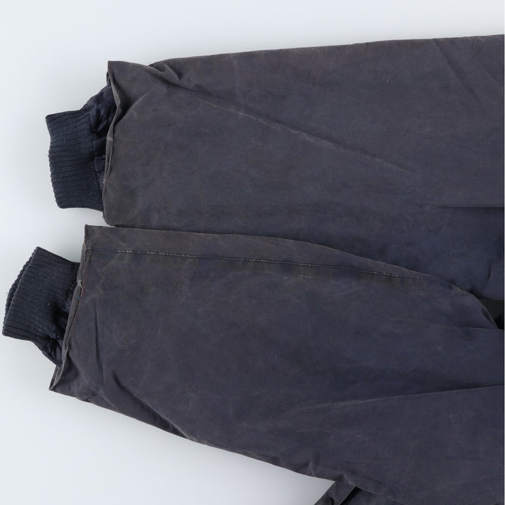 1990'S Barbour Bedale (formerly 3 Warrant) waxed cotton oiled jacket, Made in England, C50, Men's XXL cotton navy blue type Vintage Second Hand