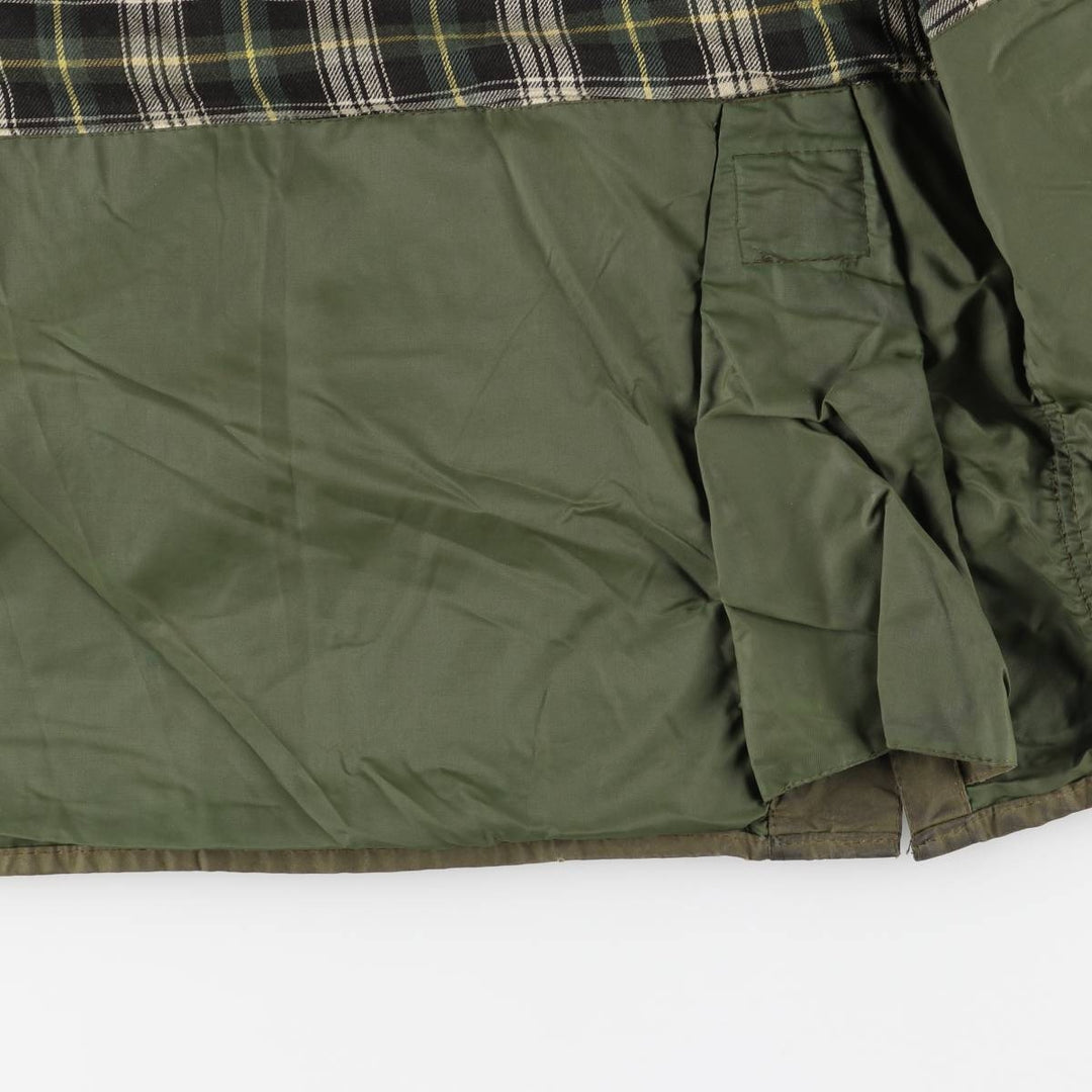 2000'S Barbour Bedale 3-Warrant Waxed Cotton Oiled Jacket, Made in England, Size C42 (Men's L equivalent) cotton Khaki type Vintage Second Hand