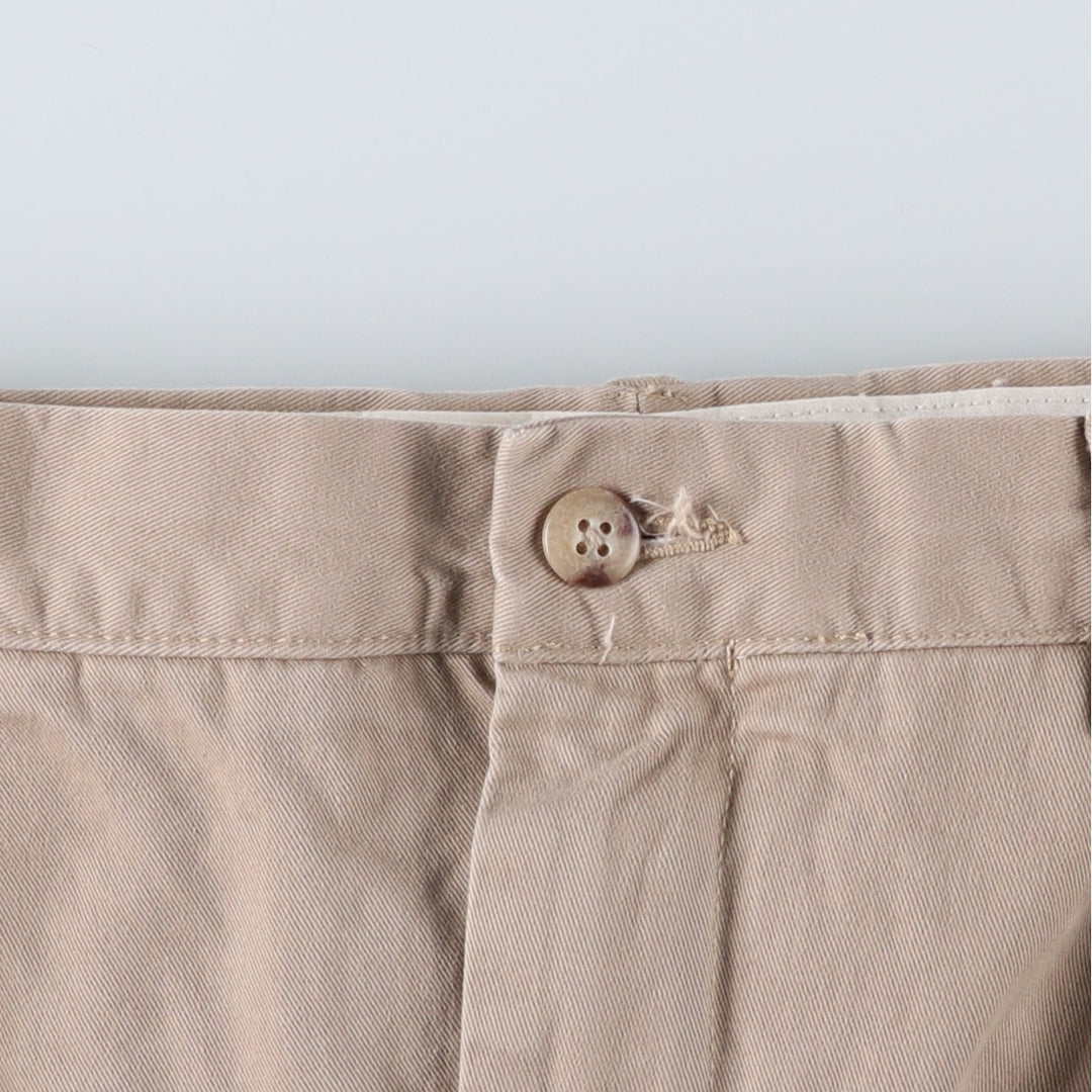 Ralph Lauren POLO by Ralph Lauren ETHAN PANT Two-pleat Chino Pants Men's Size W37 cotton Beige type Vintage Second Hand