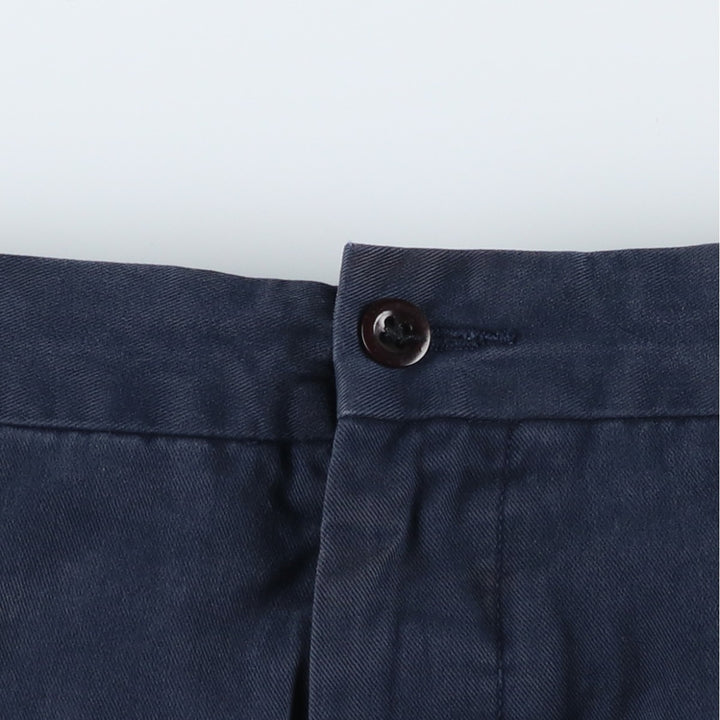 Ralph Lauren POLO by Ralph Lauren SUFFIELD PANT chino pants, men's size W37 cotton navy blue type Vintage Second Hand