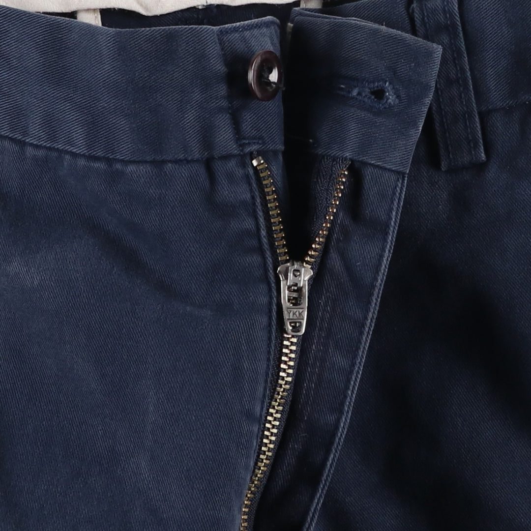 Ralph Lauren POLO by Ralph Lauren SUFFIELD PANT chino pants, men's size W37 cotton navy blue type Vintage Second Hand