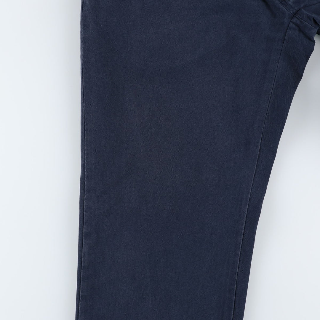 Ralph Lauren POLO by Ralph Lauren SUFFIELD PANT chino pants, men's size W37 cotton navy blue type Vintage Second Hand