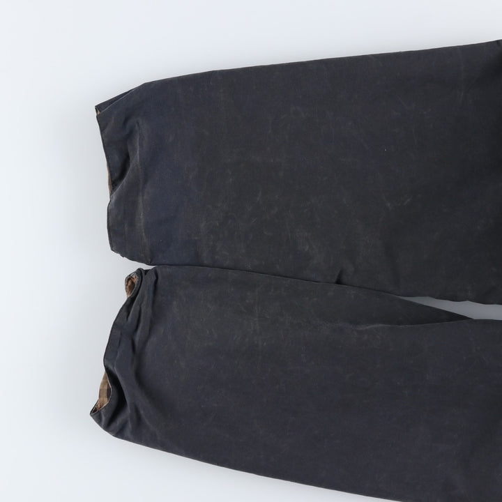 ~1990'S Aquascutum waxed cotton oiled jacket, made in England, men's size L equivalent, vintage. cotton navy blue type Vintage Second Hand