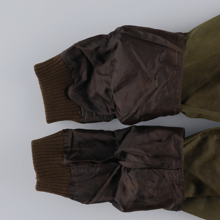 Barbour Classic Bedale 3-Warrant Waxed Cotton Oiled Jacket, Made in England, Size C42 (Men's L equivalent) Waxed cotton Khaki type Vintage Second Hand