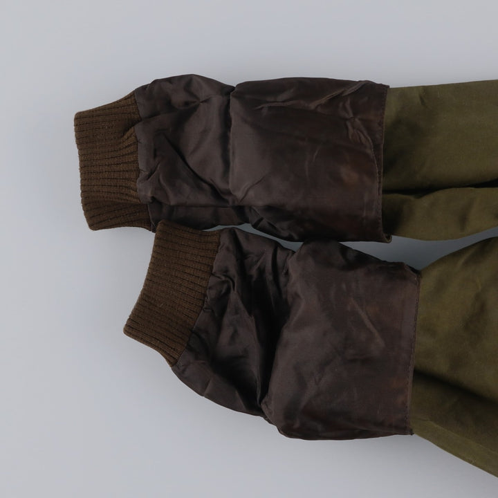 Barbour Classic Bedale 3-Warrant Waxed Cotton Oiled Jacket, Made in England, Size C42 (Men's L equivalent) Waxed cotton Khaki type Vintage Second Hand