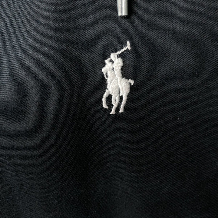 Ralph Lauren POLO RALPH LAUREN cotton hoodie, men's size L cotton black type Vintage Second Hand