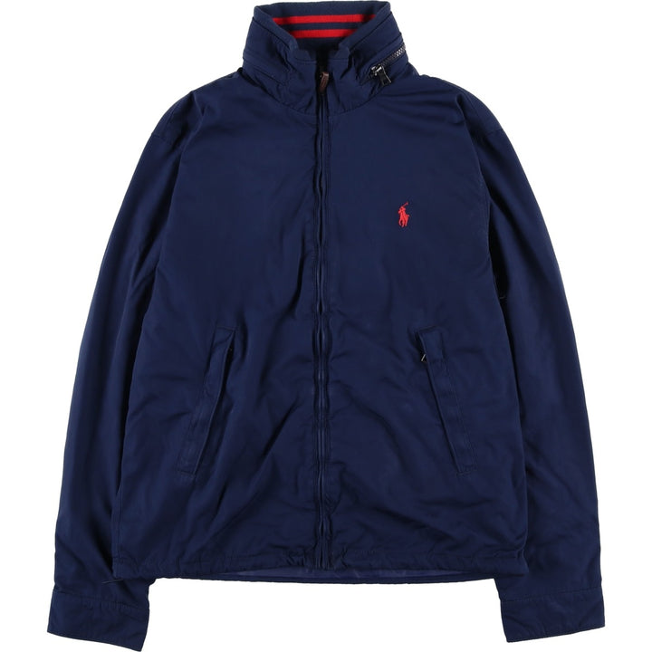 Ralph Lauren POLO by Ralph Lauren windbreaker, men's size S polyester navy blue type Vintage Second Hand