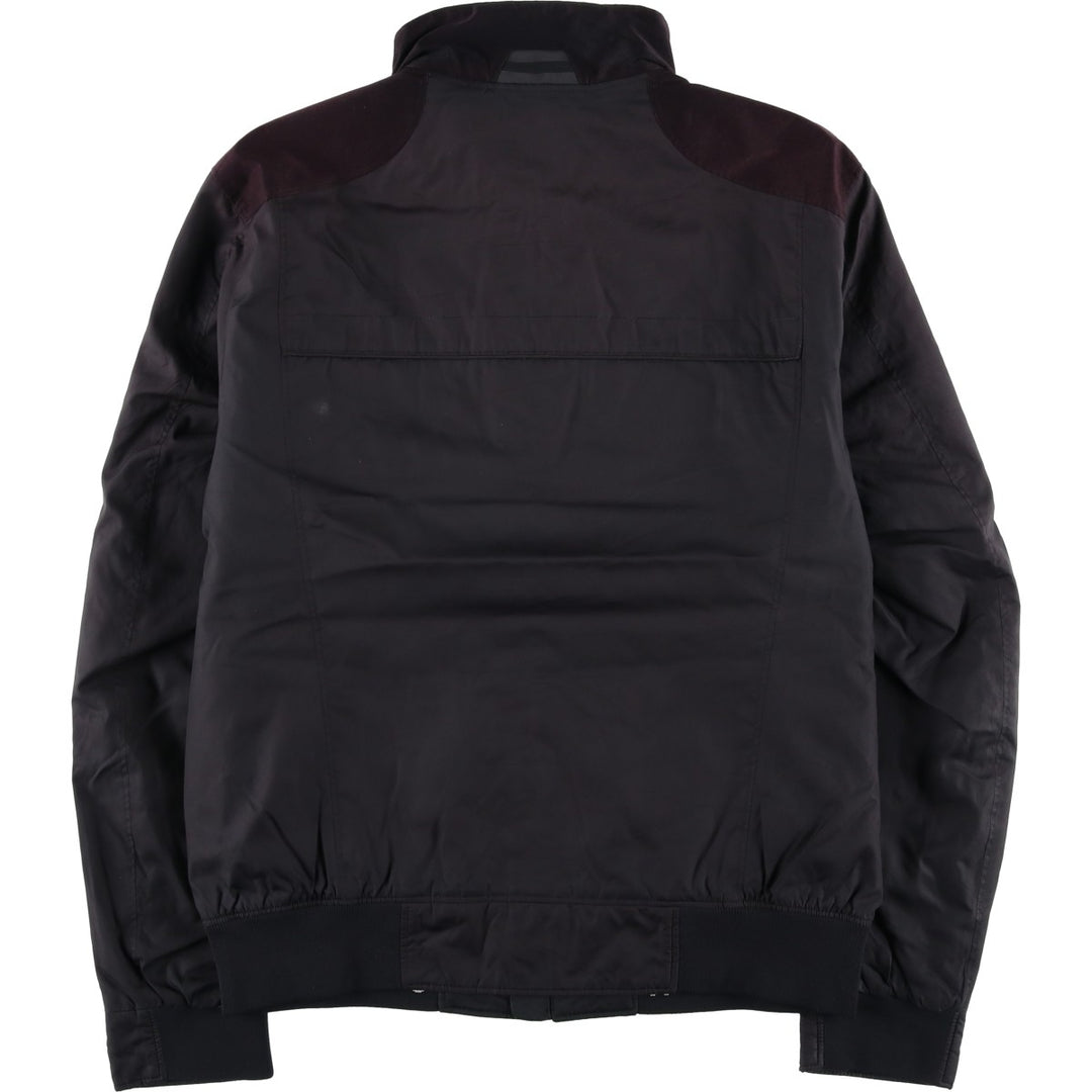 Hugo Boss padded puffer jacket, men's size M polyester black type Vintage Second Hand