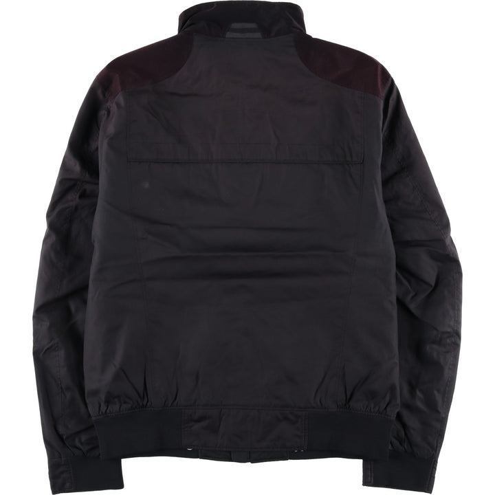 Hugo Boss padded puffer jacket, men's size M polyester black type Vintage Second Hand