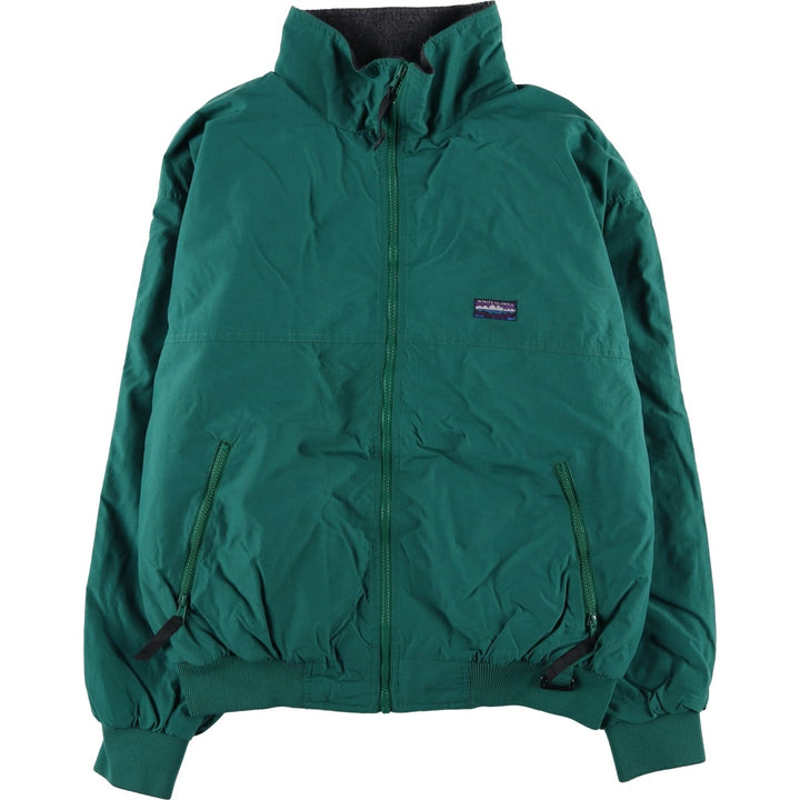 90'S White Sierra Nylon Jacket, Men's Size L, Vintage Nylon green type Vintage Second Hand