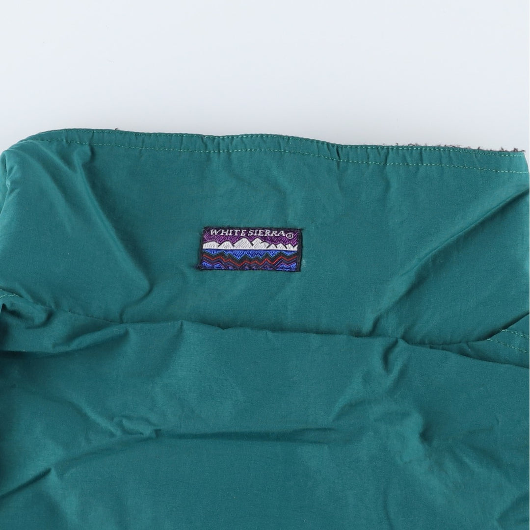 90'S White Sierra Nylon Jacket, Men's Size L, Vintage Nylon green type Vintage Second Hand