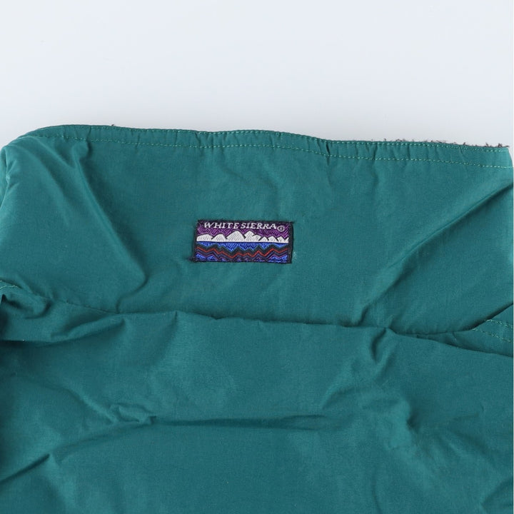 90'S White Sierra Nylon Jacket, Men's Size L, Vintage Nylon green type Vintage Second Hand