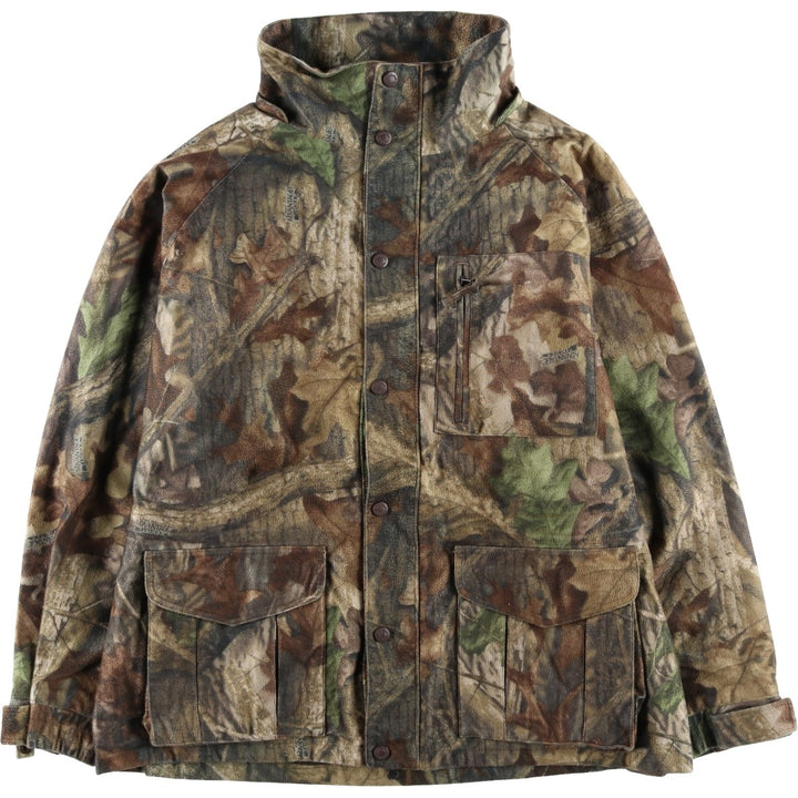 90s-00'S Cabela's Realtree Camo Mountain Jacket/Shell Jacket, Men's XL, Vintage polyester Khaki type brown Vintage Second Hand