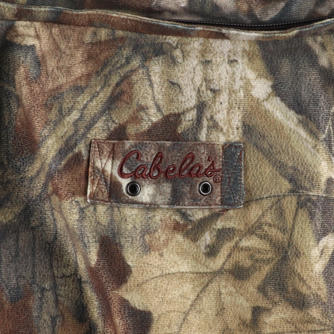 90s-00'S Cabela's Realtree Camo Mountain Jacket/Shell Jacket, Men's XL, Vintage polyester Khaki type brown Vintage Second Hand