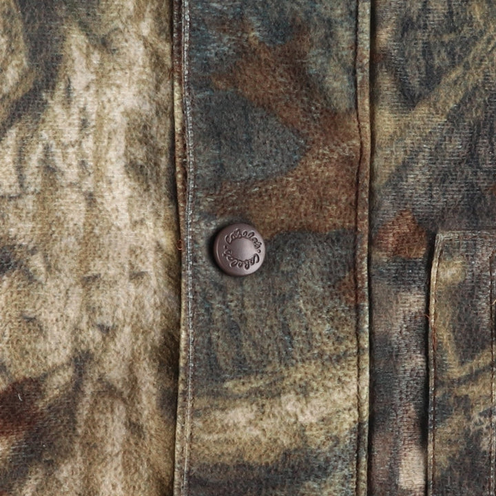 90s-00'S Cabela's Realtree Camo Mountain Jacket/Shell Jacket, Men's XL, Vintage polyester Khaki type brown Vintage Second Hand