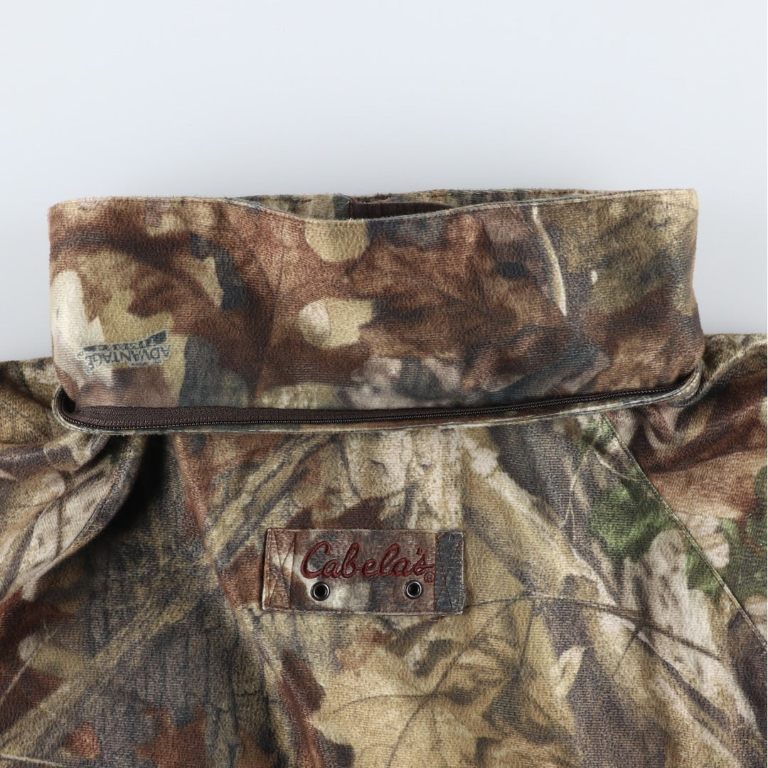 90s-00'S Cabela's Realtree Camo Mountain Jacket/Shell Jacket, Men's XL, Vintage polyester Khaki type brown Vintage Second Hand