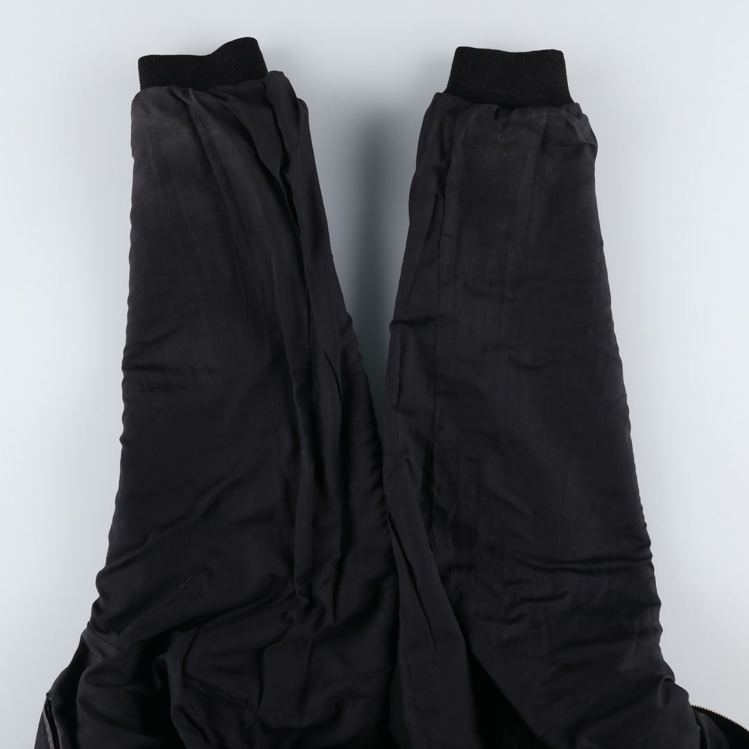 MAURITIUS Leather Blouson Men's XL genuine leather black type Vintage Second Hand