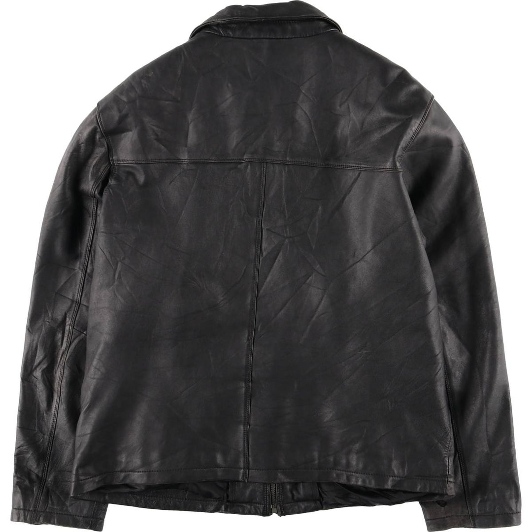 90s-00'S DANIER Swing Top Leather Blouson, Men's Size M genuine leather black type Vintage Second Hand