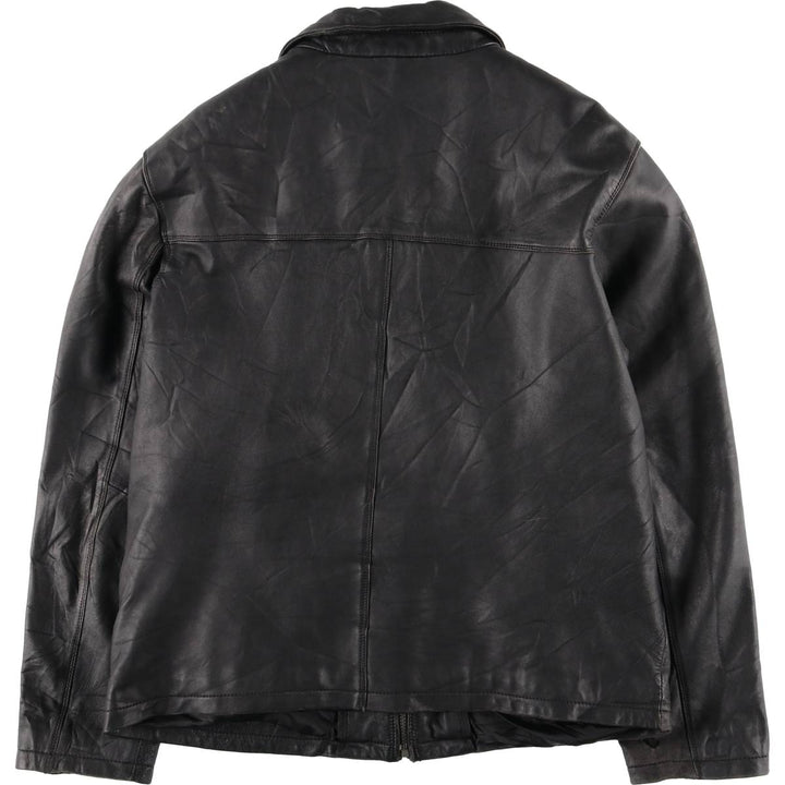 90s-00'S DANIER Swing Top Leather Blouson, Men's Size M genuine leather black type Vintage Second Hand