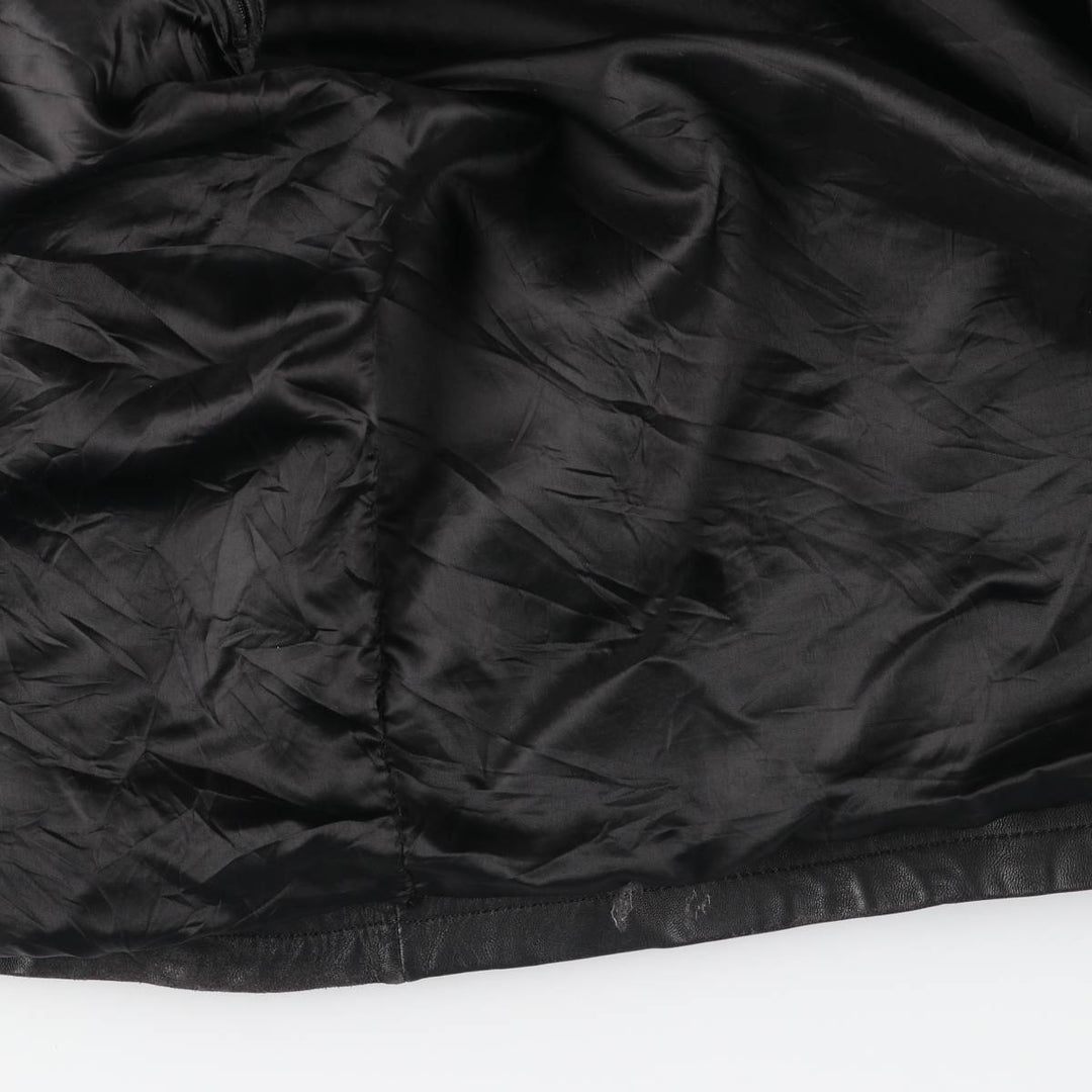 90s-00'S DANIER Swing Top Leather Blouson, Men's Size M genuine leather black type Vintage Second Hand