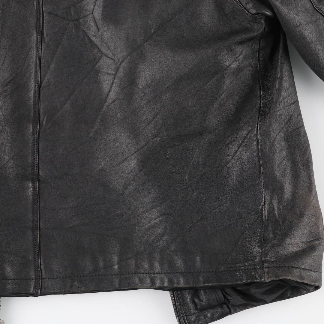 90s-00'S DANIER Swing Top Leather Blouson, Men's Size M genuine leather black type Vintage Second Hand