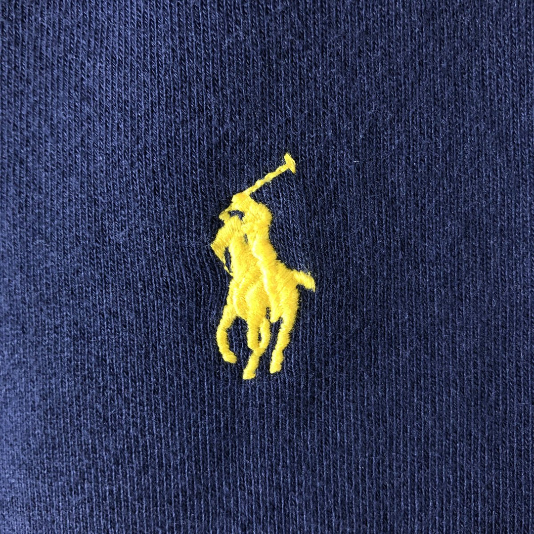 Ralph Lauren Polo by Ralph Lauren Sweatshirt Full Zip Hoodie, Men's XL cotton navy blue type Vintage Second Hand
