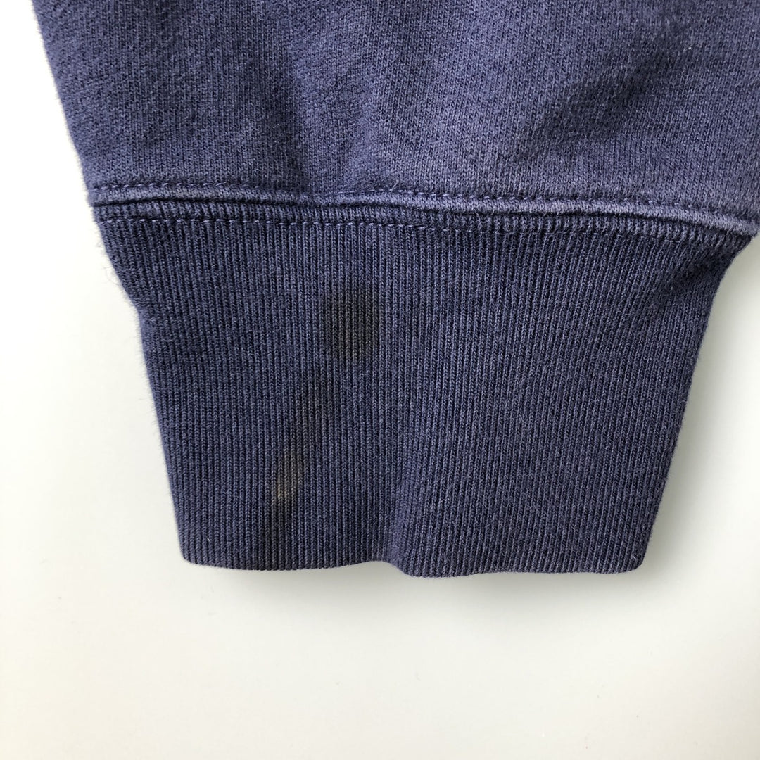 Ralph Lauren Polo by Ralph Lauren Sweatshirt Full Zip Hoodie, Men's XL cotton navy blue type Vintage Second Hand