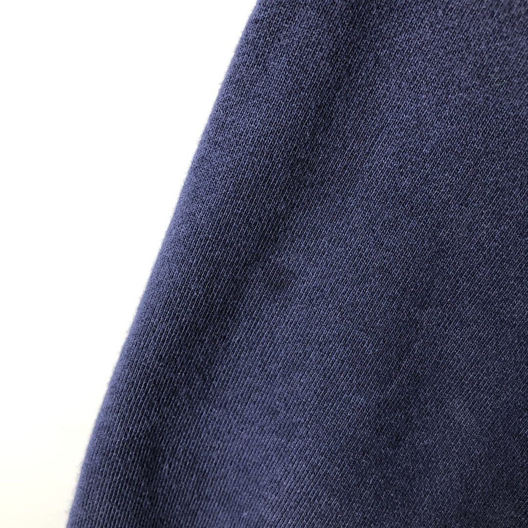 Ralph Lauren Polo by Ralph Lauren Sweatshirt Full Zip Hoodie, Men's XL cotton navy blue type Vintage Second Hand