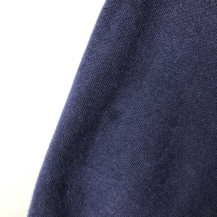 Ralph Lauren Polo by Ralph Lauren Sweatshirt Full Zip Hoodie, Men's XL cotton navy blue type Vintage Second Hand