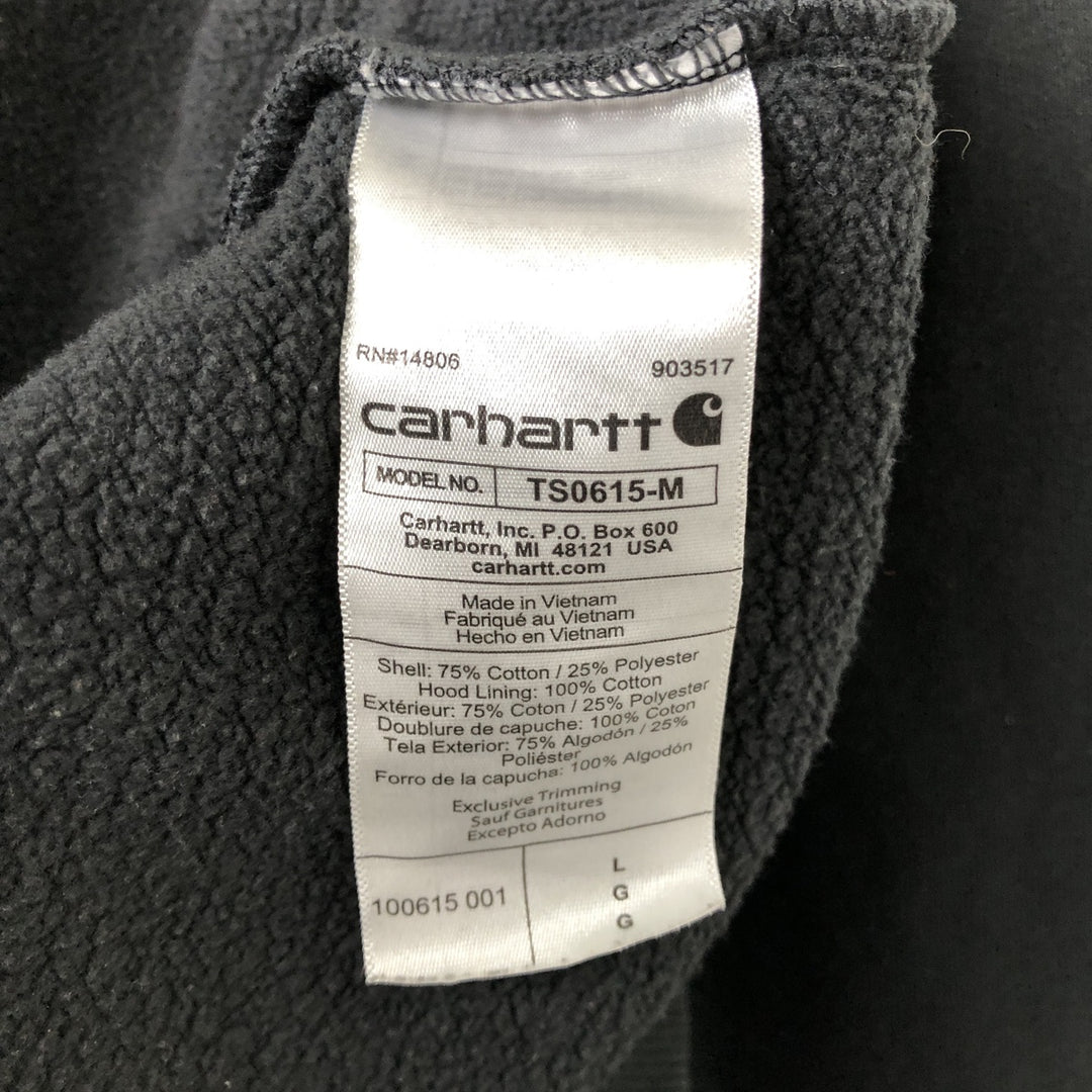 Carhartt Loose Fit Sweat Pullover Hoodie, Men's L size cotton black type Vintage Second Hand