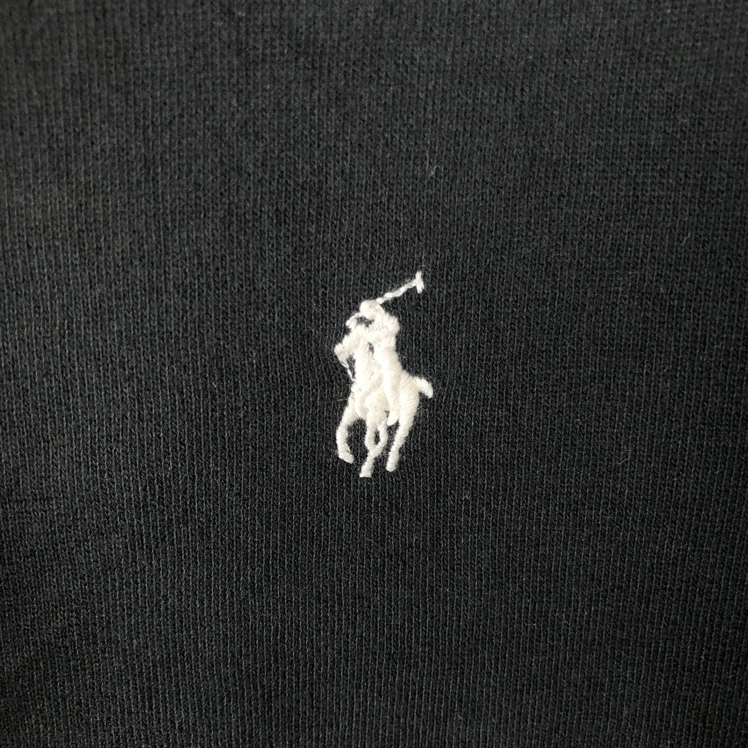 Ralph Lauren POLO RALPH LAUREN PERFORMANCE pullover sweatshirt, men's size L cotton black type Vintage Second Hand