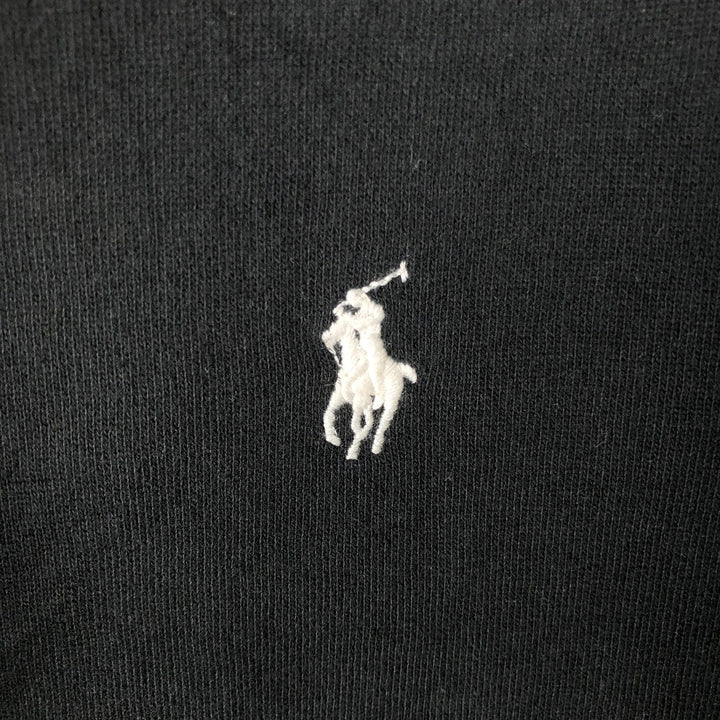 Ralph Lauren POLO RALPH LAUREN PERFORMANCE pullover sweatshirt, men's size L cotton black type Vintage Second Hand