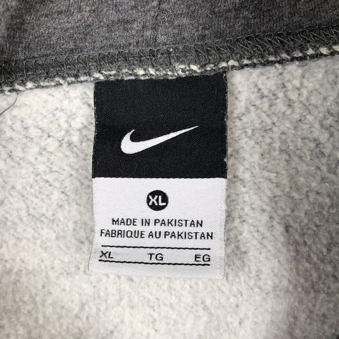 Nike Sweat Pullover Hoodie Men's XL Size cotton gray type Vintage Second Hand