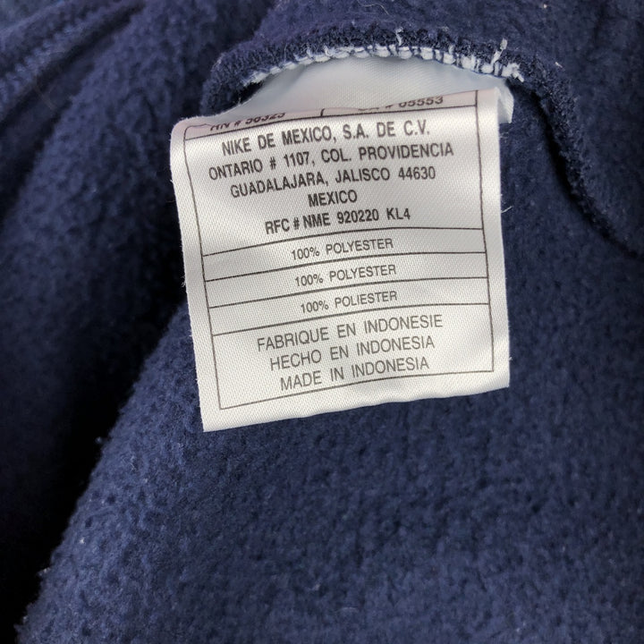 Nike Sweat Pullover Hoodie, Men's Size L polyester navy blue type Vintage Second Hand