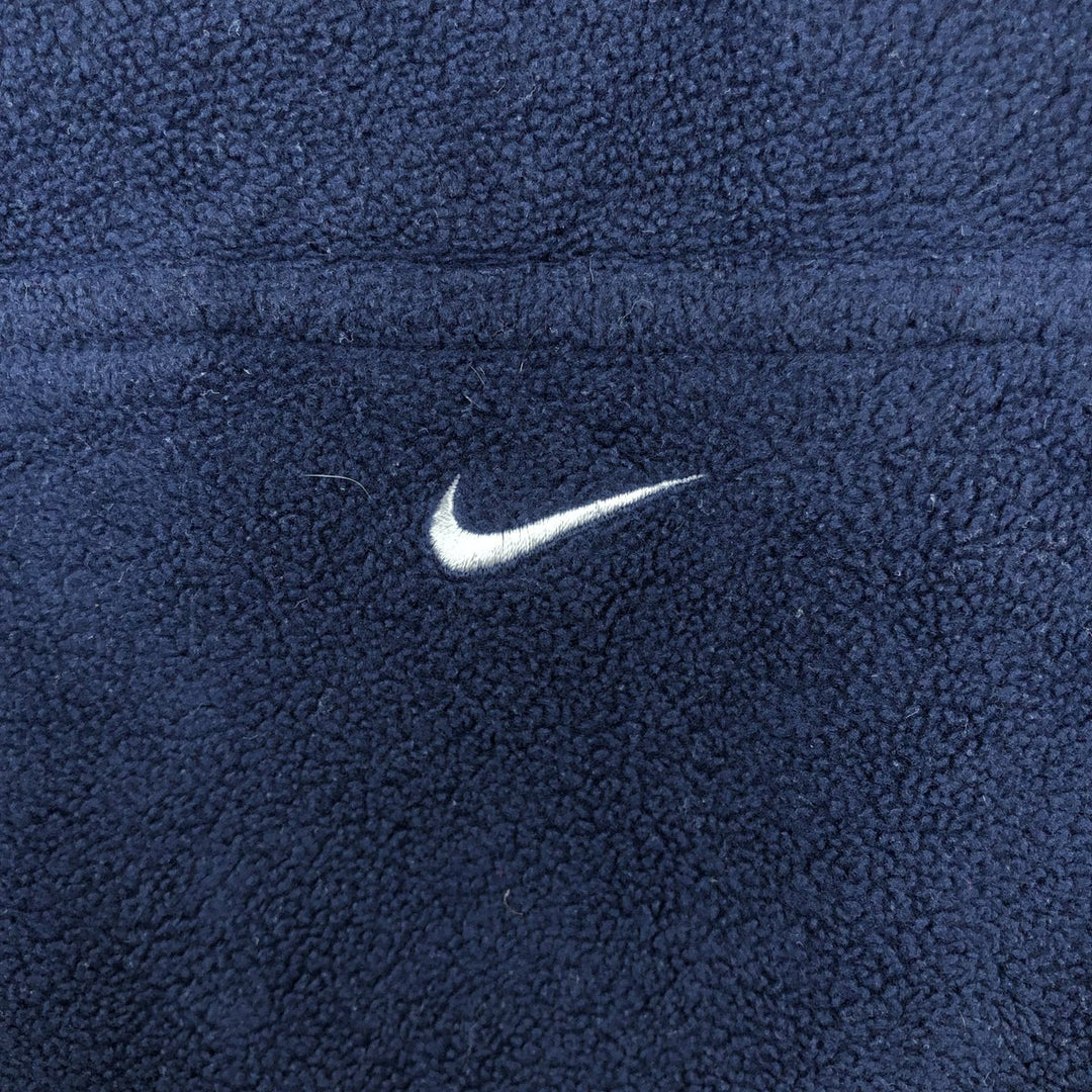 Nike Sweat Pullover Hoodie, Men's Size L polyester navy blue type Vintage Second Hand