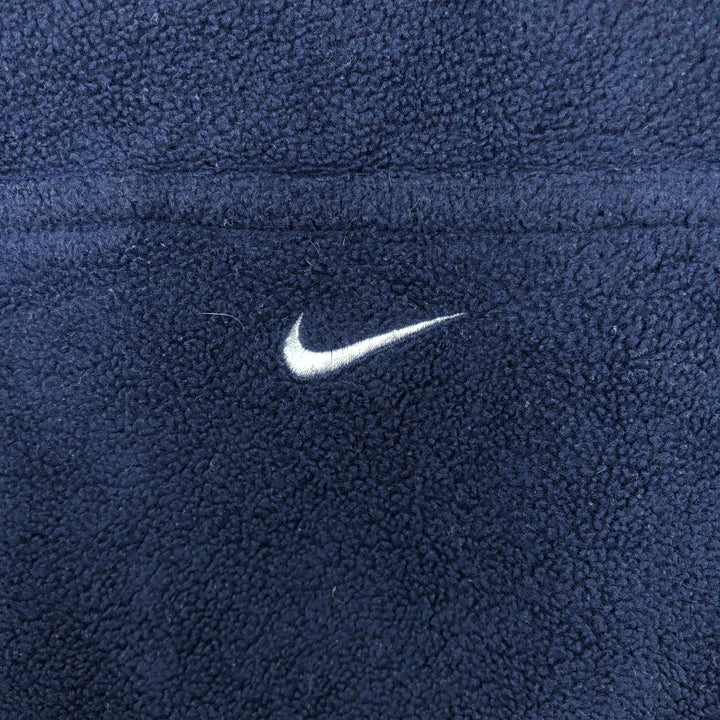 Nike Sweat Pullover Hoodie, Men's Size L polyester navy blue type Vintage Second Hand