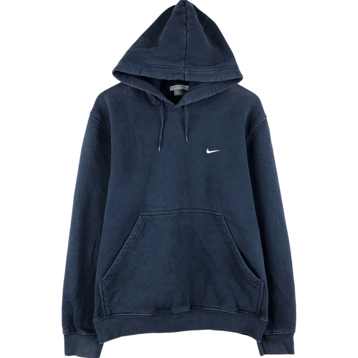 00'S Nike Sweat Pullover Hoodie Men's M Size cotton navy blue type Vintage Second Hand