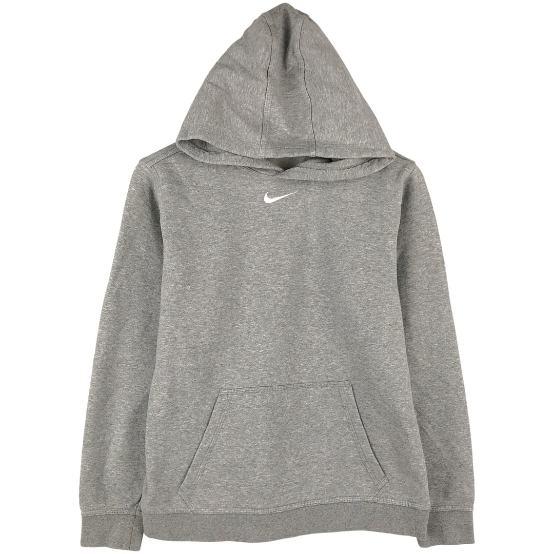 Nike Center Logo Sweat Pullover Hoodie, Men's XL cotton gray type Vintage Second Hand