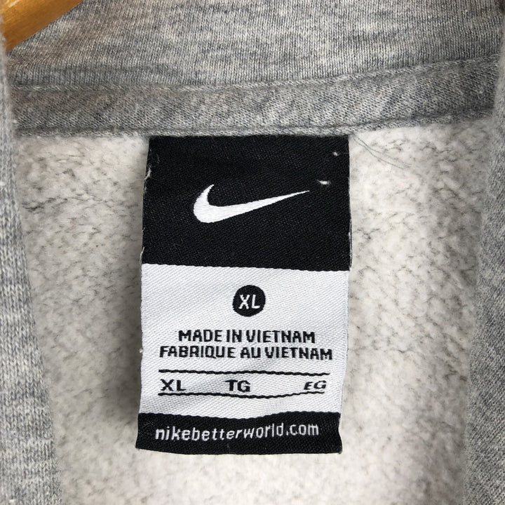 Nike Center Logo Sweat Pullover Hoodie, Men's XL cotton gray type Vintage Second Hand