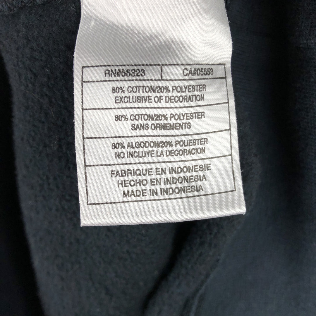 Nike Sweat Pullover Hoodie Men's XL Size cotton navy blue type Vintage Second Hand