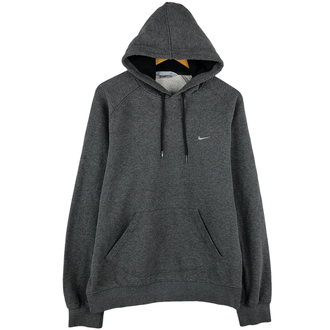 00'S Nike Sweat Pullover Hoodie Men's Size L cotton Charcoal Vintage Second Hand