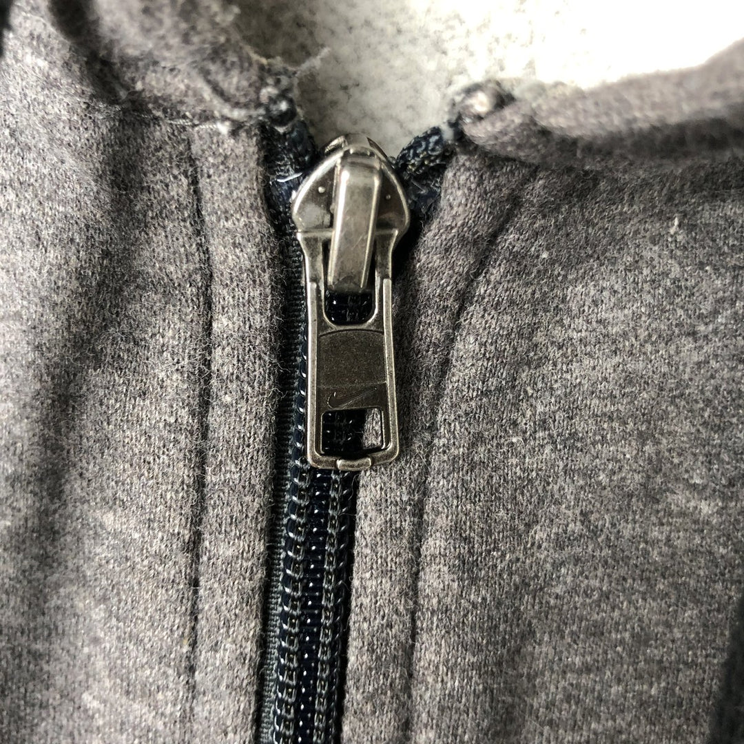 Nike the athletic department full-zip sweatshirt, size M, men's cotton Charcoal Vintage Second Hand