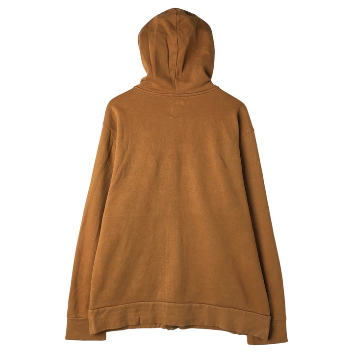 Dickies Sweat Full Zip Hoodie Men's L size cotton Camel type Vintage Second Hand
