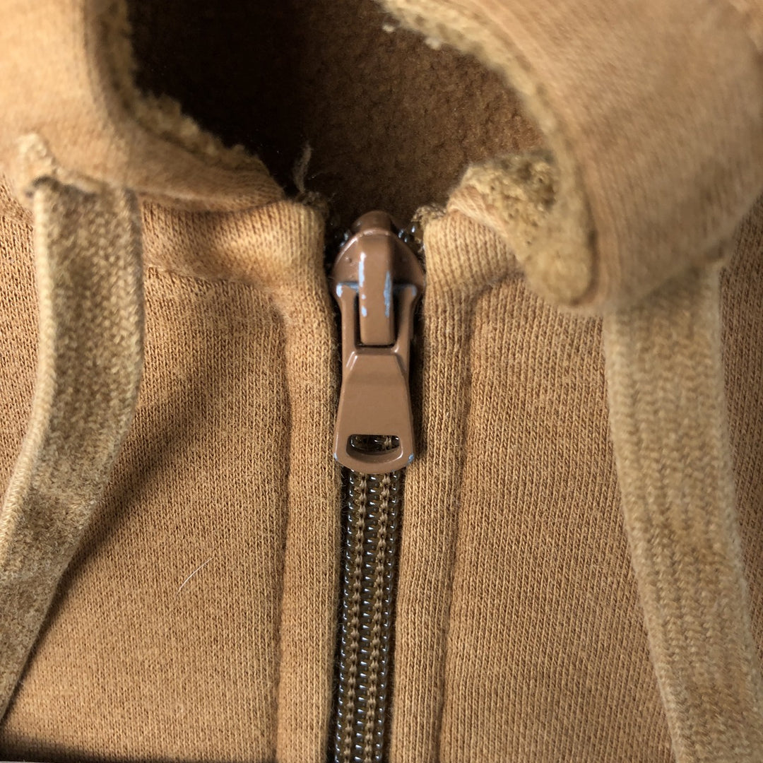 Dickies Sweat Full Zip Hoodie Men's L size cotton Camel type Vintage Second Hand