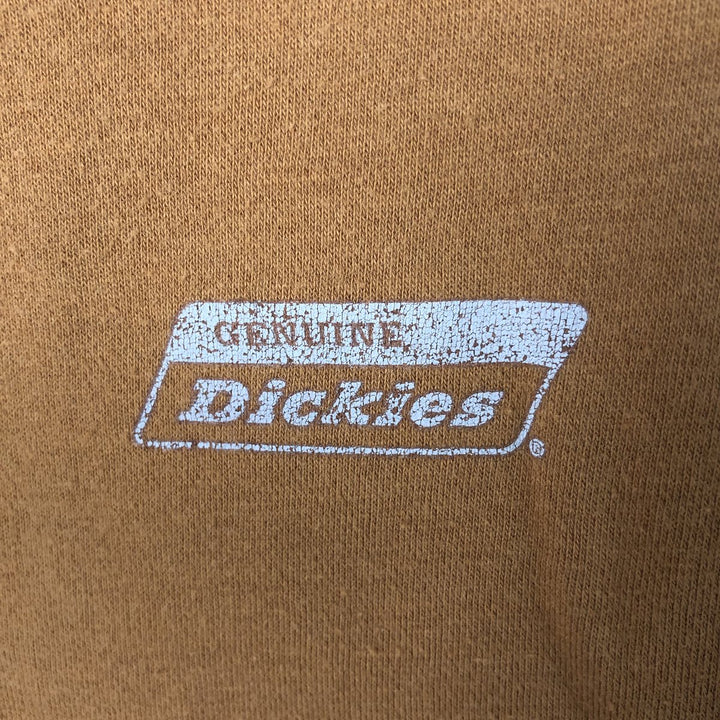 Dickies Sweat Full Zip Hoodie Men's L size cotton Camel type Vintage Second Hand