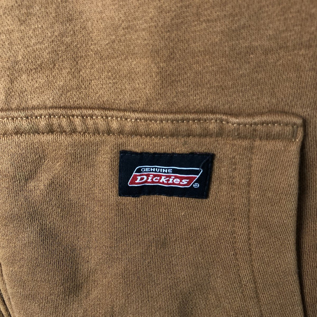 Dickies Sweat Full Zip Hoodie Men's L size cotton Camel type Vintage Second Hand
