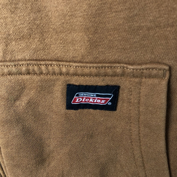 Dickies Sweat Full Zip Hoodie Men's L size cotton Camel type Vintage Second Hand