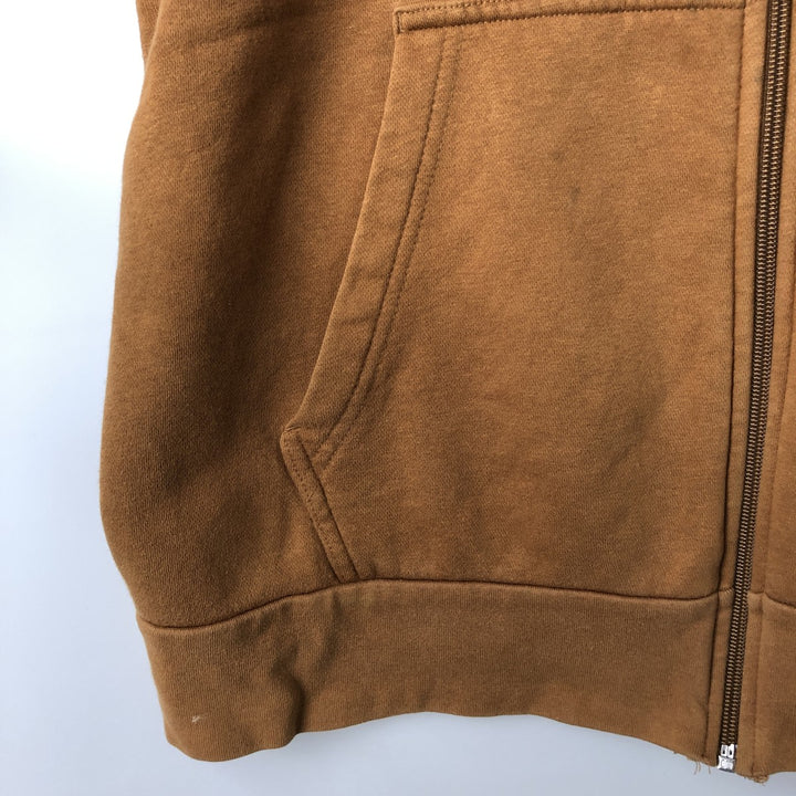 Dickies Sweat Full Zip Hoodie Men's L size cotton Camel type Vintage Second Hand