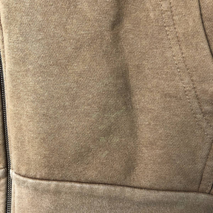 Dickies Sweat Full Zip Hoodie Men's L size cotton Camel type Vintage Second Hand